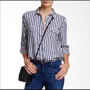 Alexander Jordan Ainslinn Striped Two Pocket Top